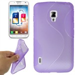 Cover fra S-Line til Optimus L7 2 Dual (Lilla)